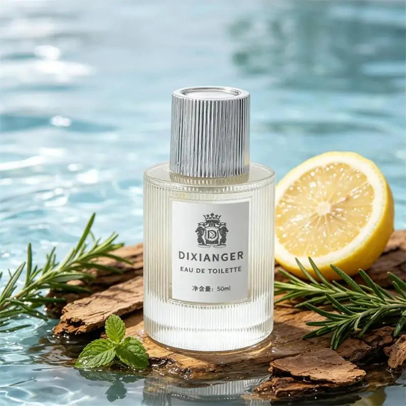 Fresh Floral Eau De Toilette 50ml Woody Scent Long Lasting Light Fragrance Vertical Striped Glass Bottle Women Dating Perfume Peaceful Pleasures Health and Wellness