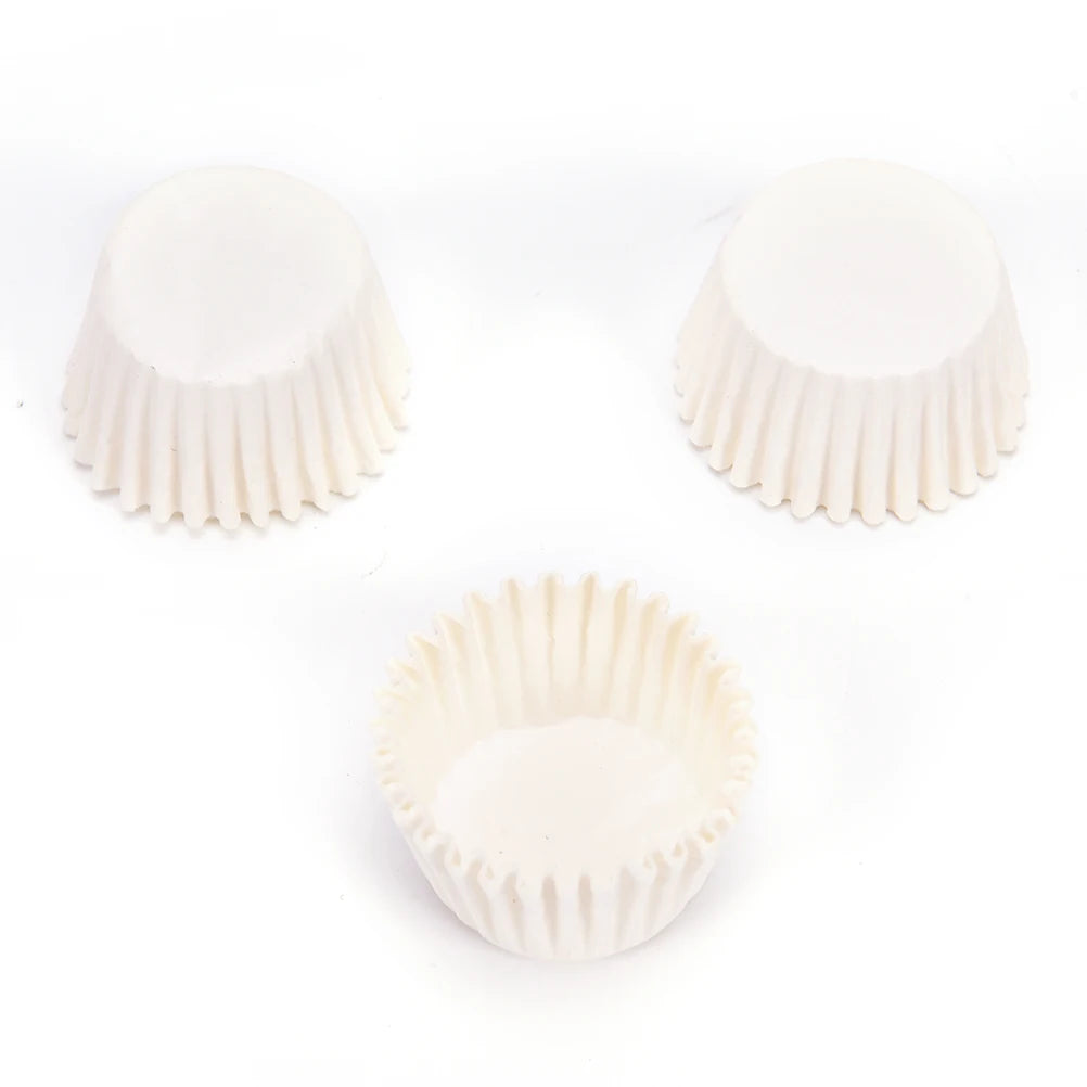 500-Pack Mini Cupcake Paper Liners – Food Grade Baking Cups