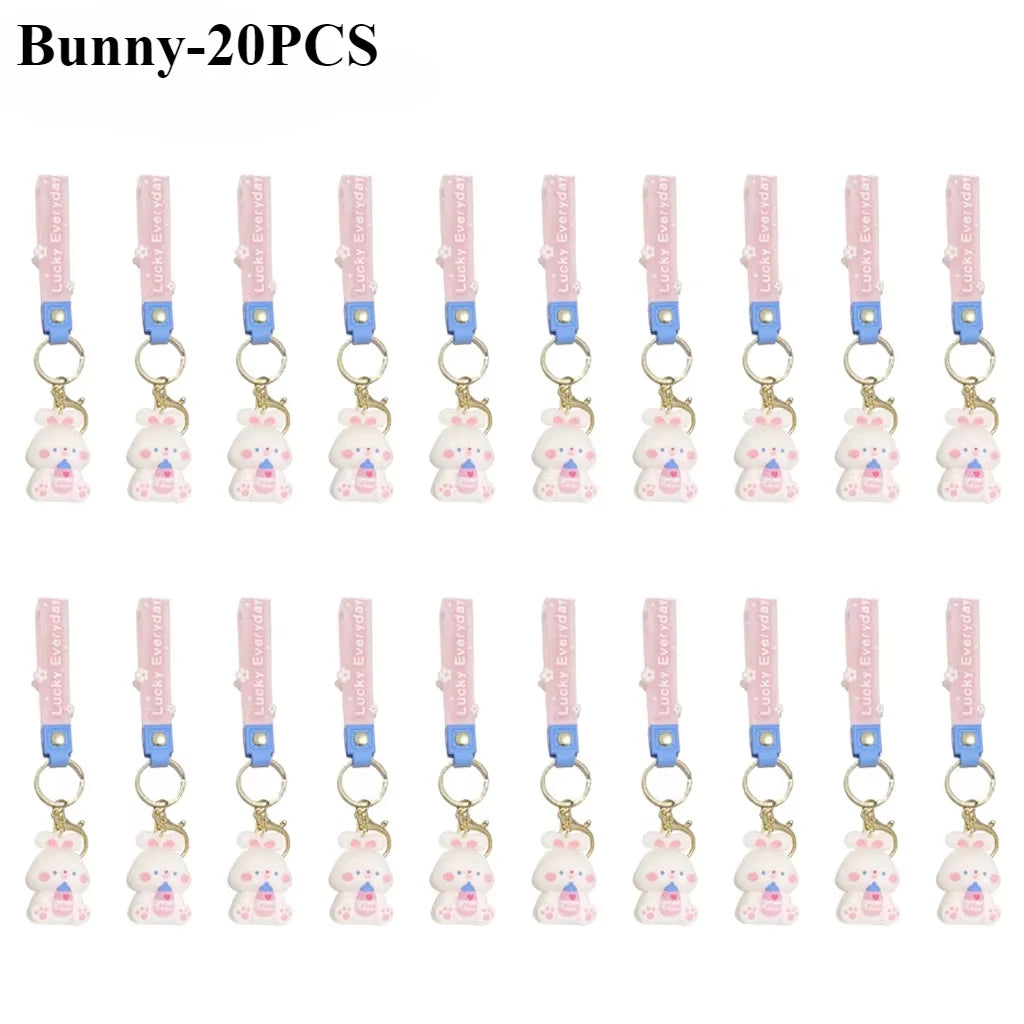 Luck Drinks PVC Cartoon Keychain | Cute Bag Charm & Gift