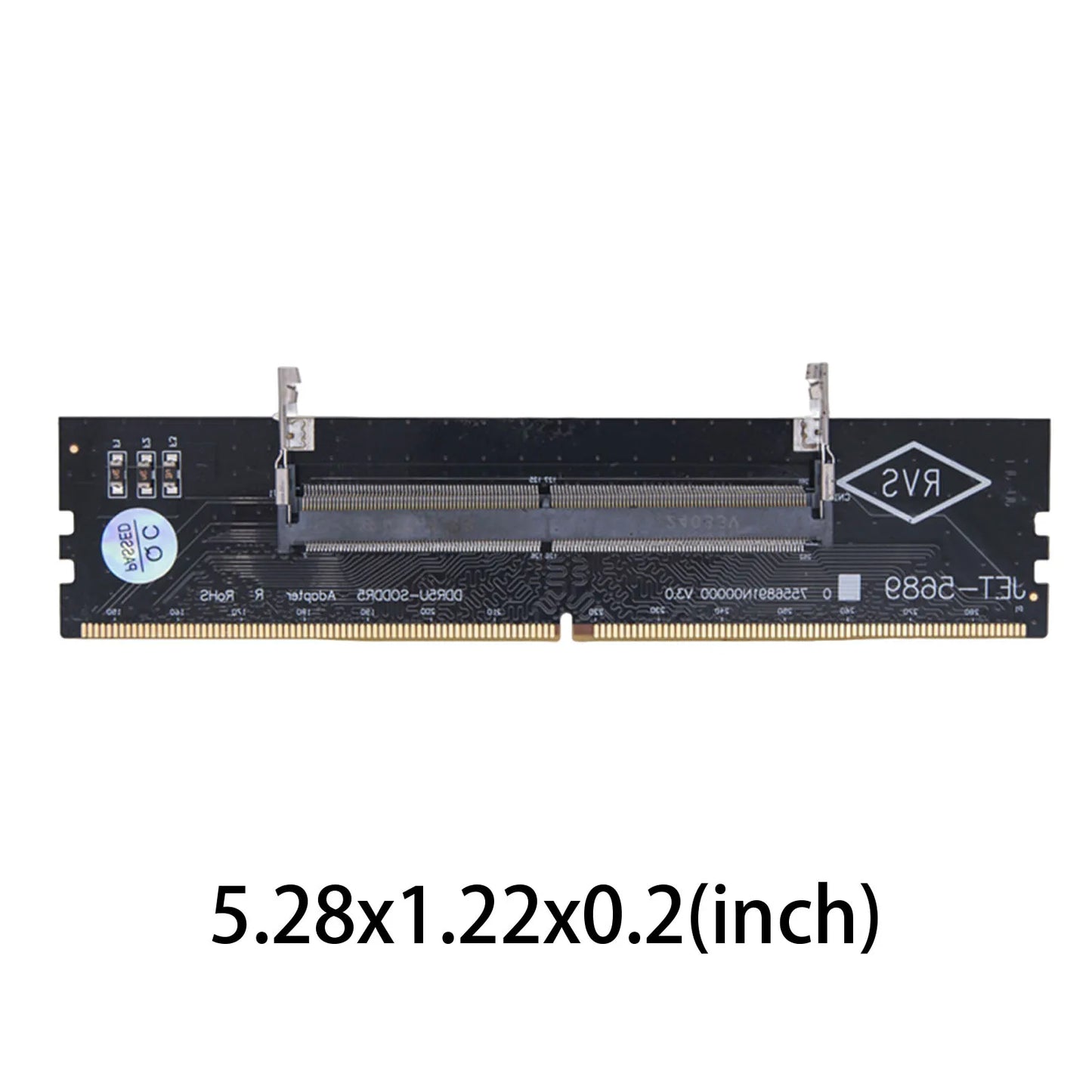 DDR5 Laptop To Desktop Memory Adapter Board Multi-Purpose Memory Connector Converter Adaptor for PC Computer DIY Accessory Peaceful Pleasures Health and Wellness