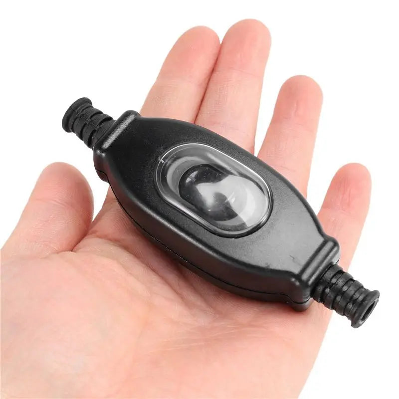 A36T-4X 3A 250V 6Mm Waterproof In Line Switch Cord Switch IP65 Round Wire Silver Contact Double Cut Switch Dust Switch Peaceful Pleasures Health and Wellness