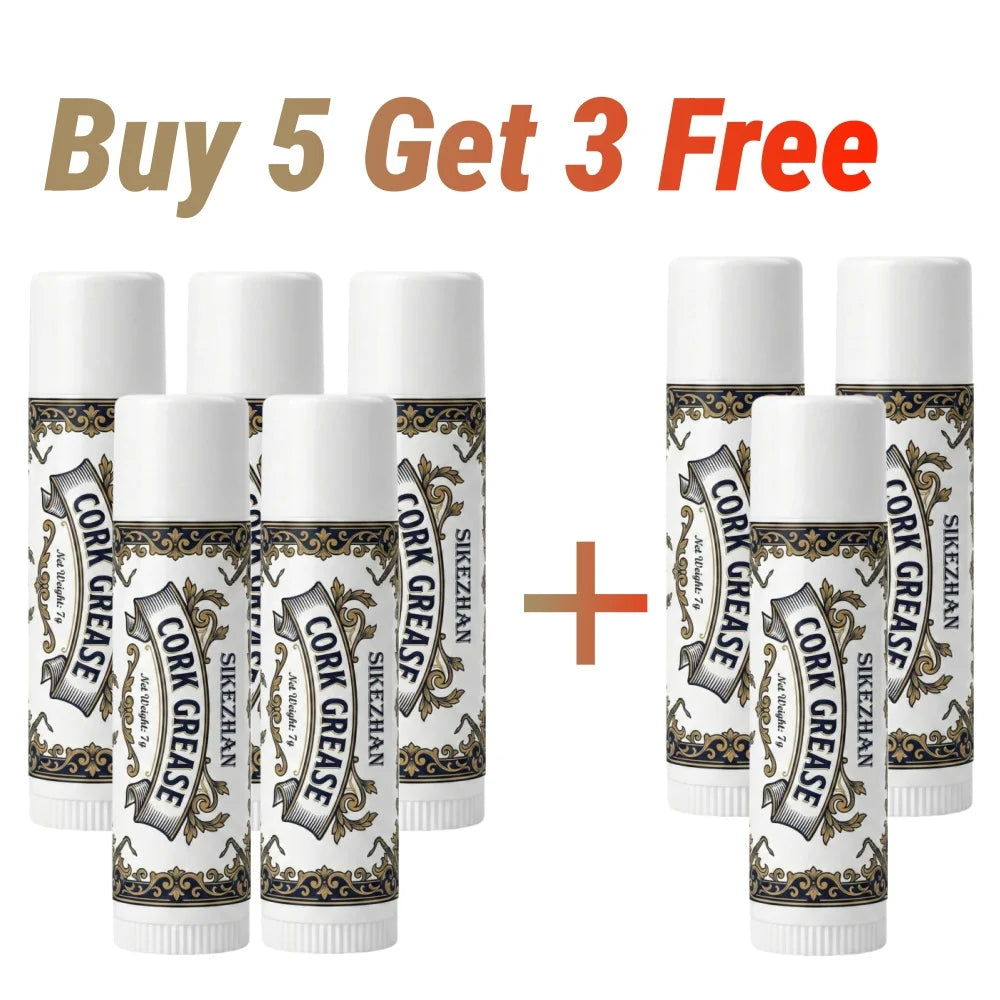 Premium Cork Grease for Clarinet Saxophone Oboe Bassoon. Odorless Woodwind Instrument Lubricant. Smooth Maintenance Care Tube Peaceful Pleasures Health and Wellness 8PCS
