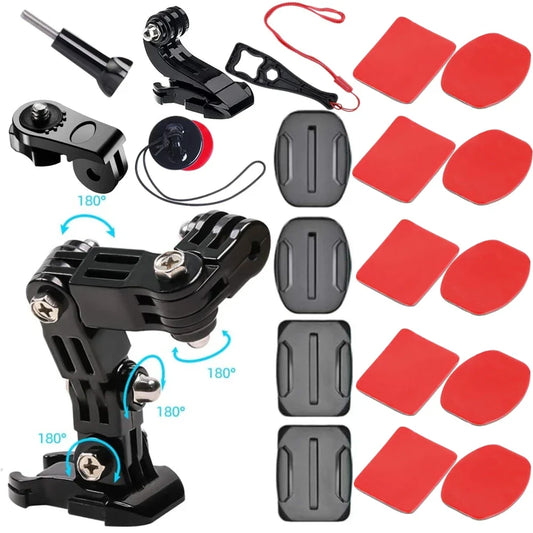 Motorcycle Helmet Chin Mount Kit for GoPro & Action Cameras Helmet Camera Mount Oasis Select Helmet Set
