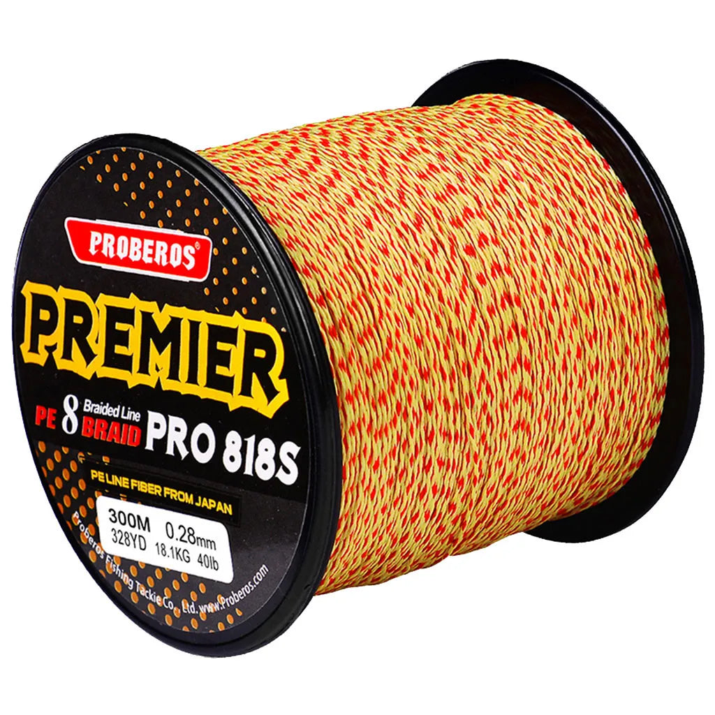 8-Strand 300m PE Braided Fishing Line – Saltwater & Rock