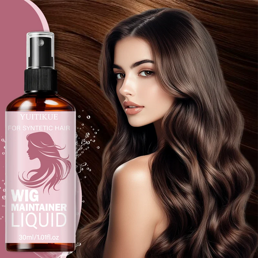 YUITIKUE 30ml Wig Maintainer Liquid Spray for Synthetic Hair Smooth Frizz Control Wig Care Solution Peaceful Pleasures Health and Wellness