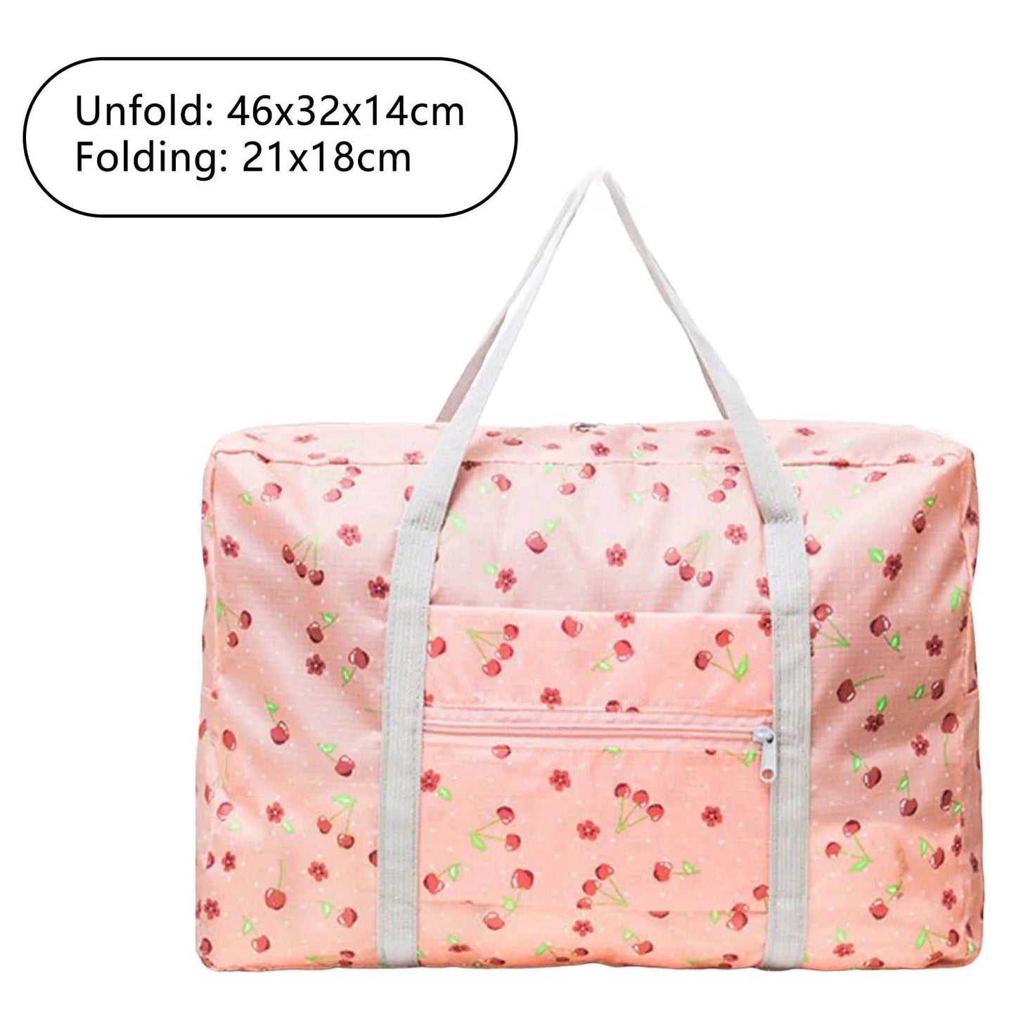Foldable Travel Duffel Bag Portable Weekender Overnight Carry on Bag for Waterproof Luggage Organizer Floral Print Travel Tote Peaceful Pleasures Health and Wellness