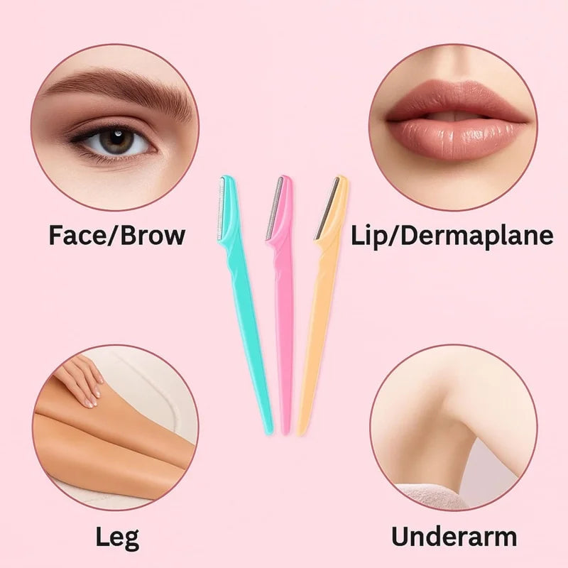 RUNTOIN Eyebrow Trimmer Razor | Safe Face & Body Hair Shaper