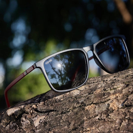 Large Square Polarized Sunglasses UV400 | Fishing & Driving Polarized Sunglasses Peaceful Pleasures Health and Wellness