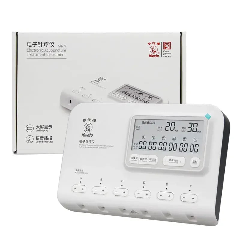 6-Channel EMS TENS Electroacupuncture Stimulator | Pain Relief
