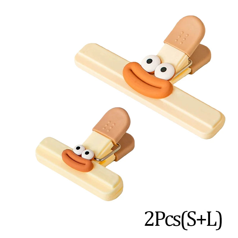 Food Sealing Clips Set – Moisture-Proof Bag Clips (2/3/6 Pcs)