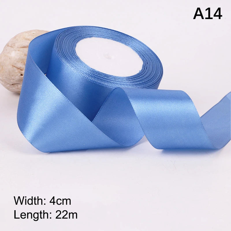 4cm Satin Ribbon Roll 25 Yards – Bows, Gifts & DIY Crafts