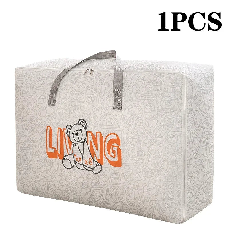 Waterproof Non-Woven Clothes & Quilt Storage Bags | 1–5 Pcs
