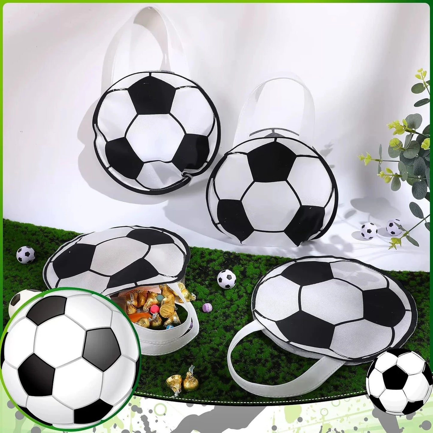 Soccer Party Favor Bags | Ball-Themed Goodie Bags for Sports