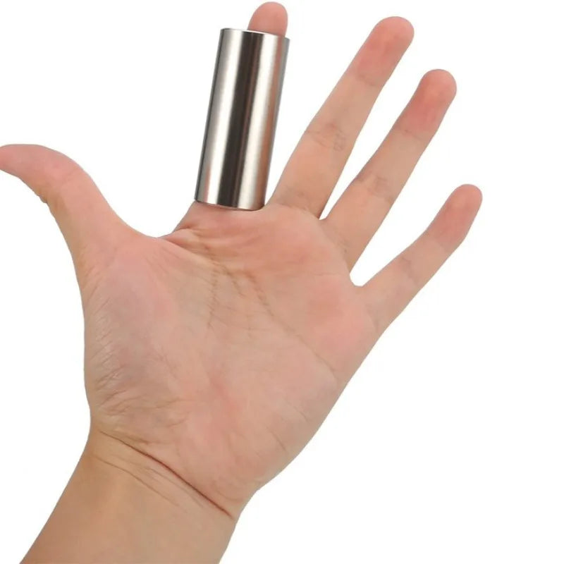 Metal Bass Guitar Slider Finger Folk Electric Stainless Steel