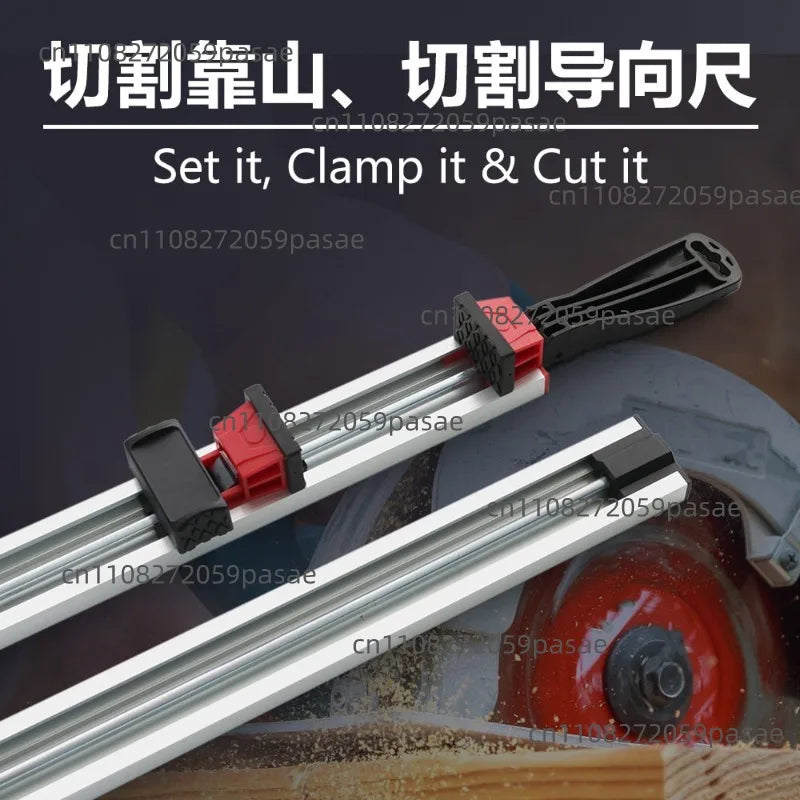 Saw Platform Backer Plate Clip Guide Ruler – 400/600/900mm