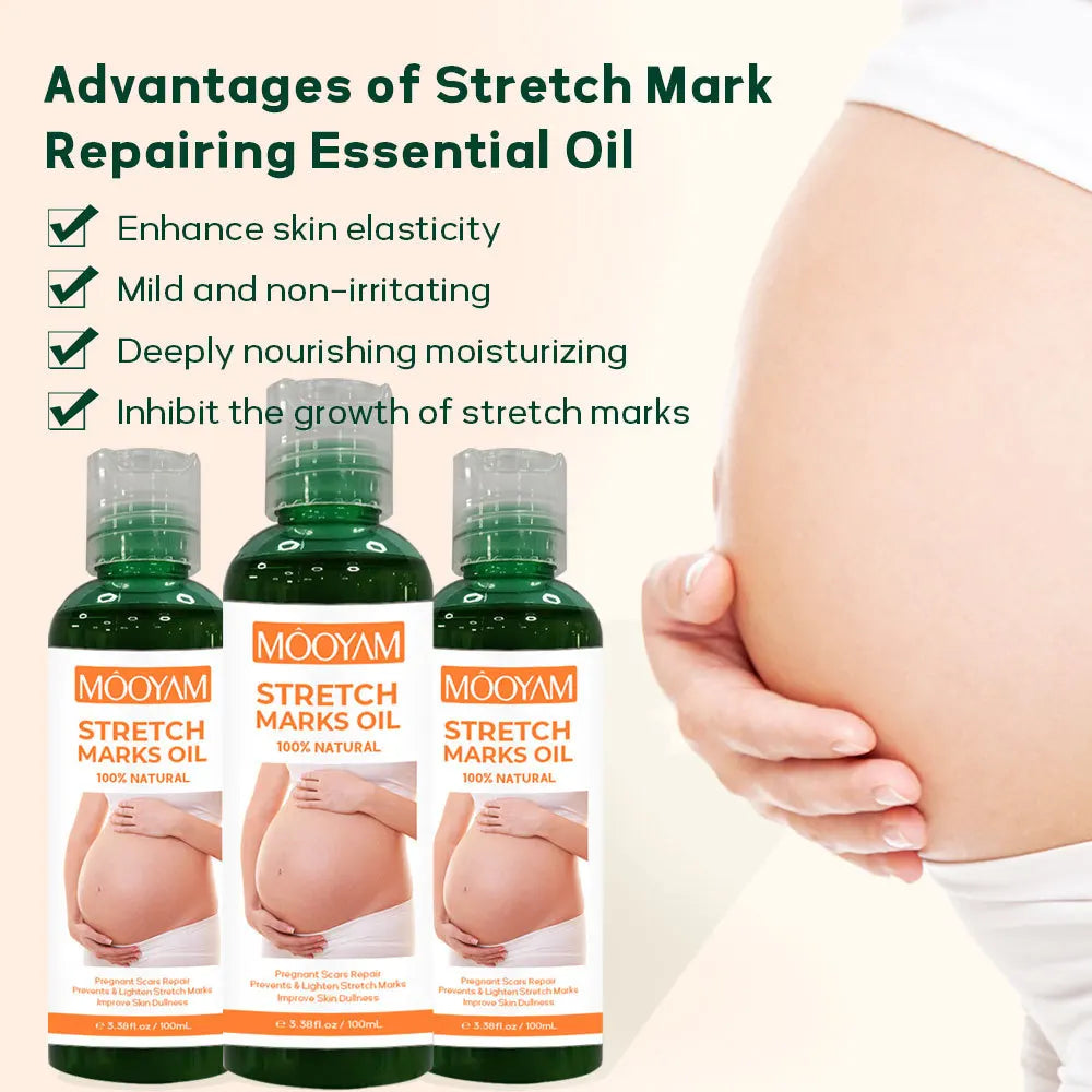 MOOYAM Pregnancy Body Oil – Firming & Postpartum Skin Care