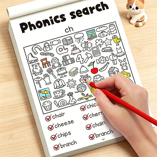 Object Search Coloring Game Book Based Vocabulary Guides Educational Peaceful Pleasures Health and Wellness