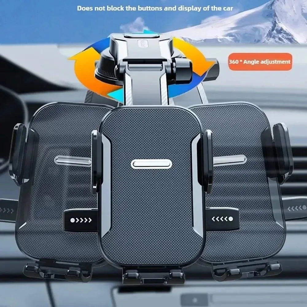 Universal Car Phone Holder Suction Cup 360° Rotating Mount