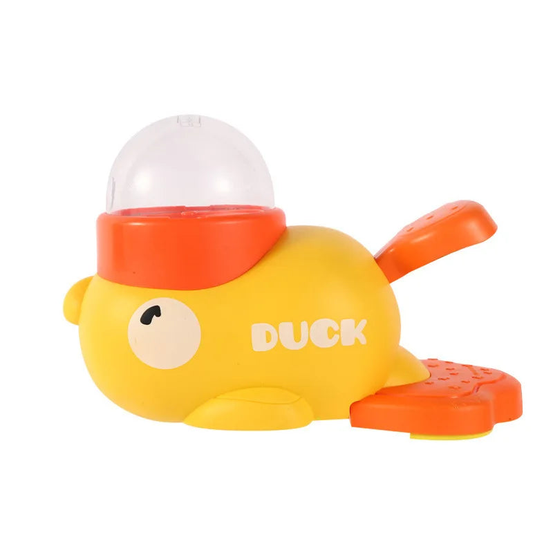 Dog Cat Pet Feeder Little Yellow Duck Interactive Puzzle Feeding