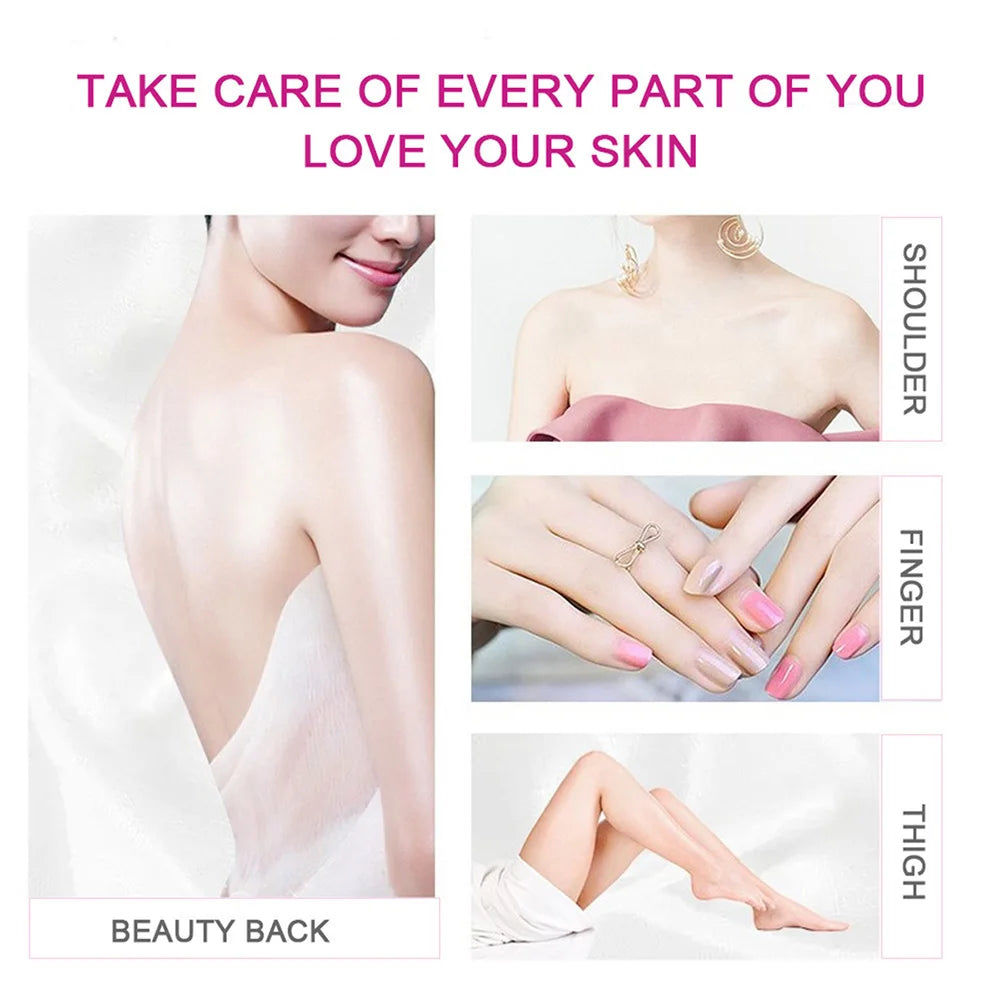Body Whitening Cream Intimate Areas Underarm Knee Buttocks Private Bleach Remove Melanin Waterproof Brighten Nourish Cream Peaceful Pleasures Health and Wellness