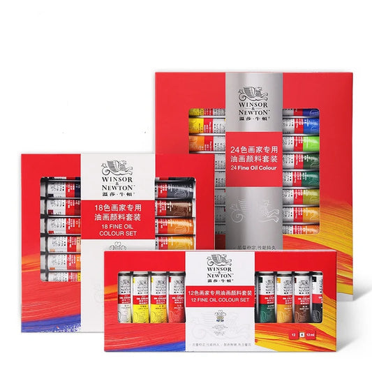 Bview Art Winsor Newton Artist Oil Paint 12 18 24 Colors Professional Peaceful Pleasures Health and Wellness