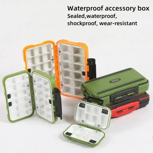 Waterproof Fishing Tackle Organizer Box | Lures Hooks Beads Fishing Tackle Box Peaceful Pleasures Health and Wellness