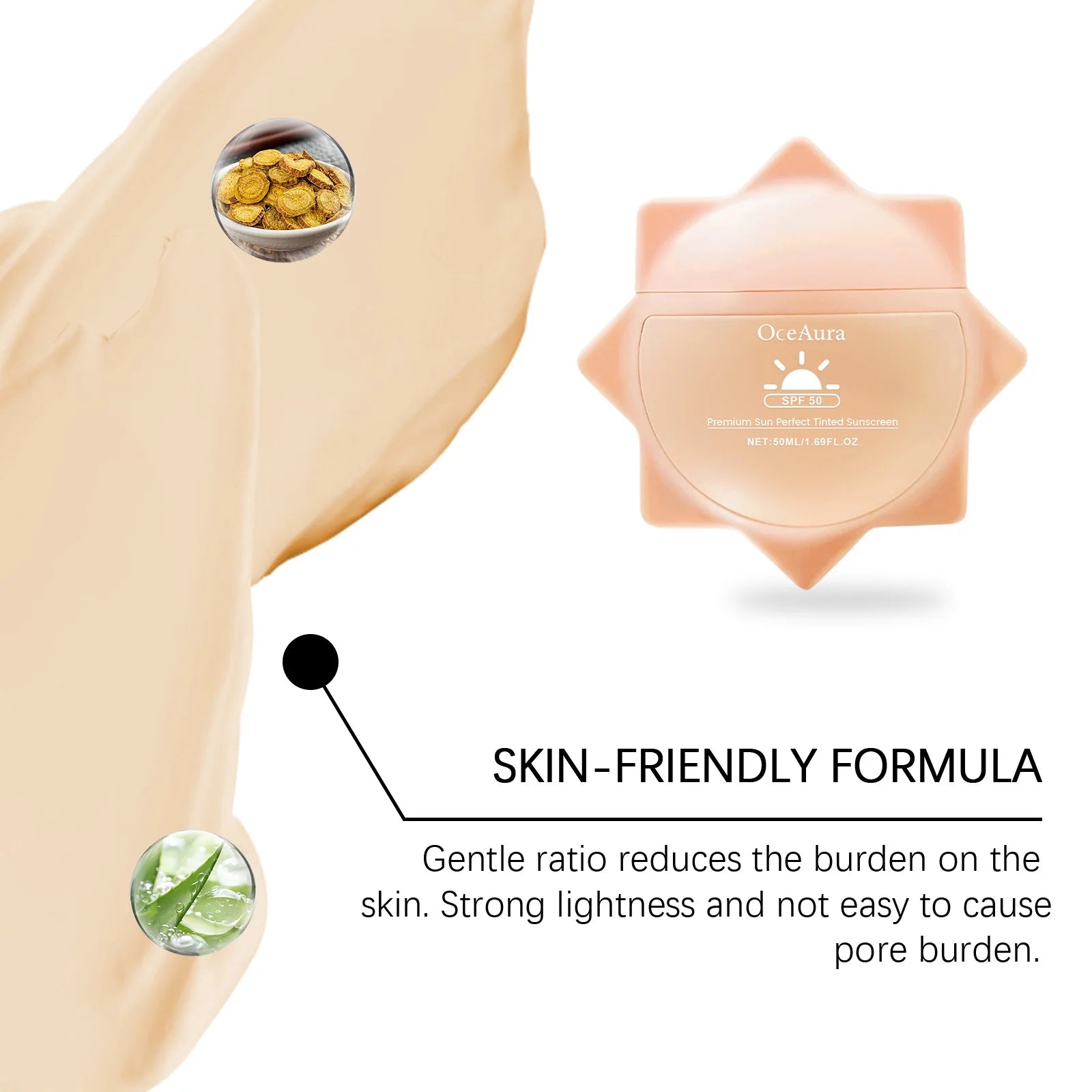 Sunscreen For Face Whole Body SPF 50+ UV Resistant Skin Protection Anti Sunburn Oil Control Moisturizing Sun Isolation Cream Peaceful Pleasures Health and Wellness