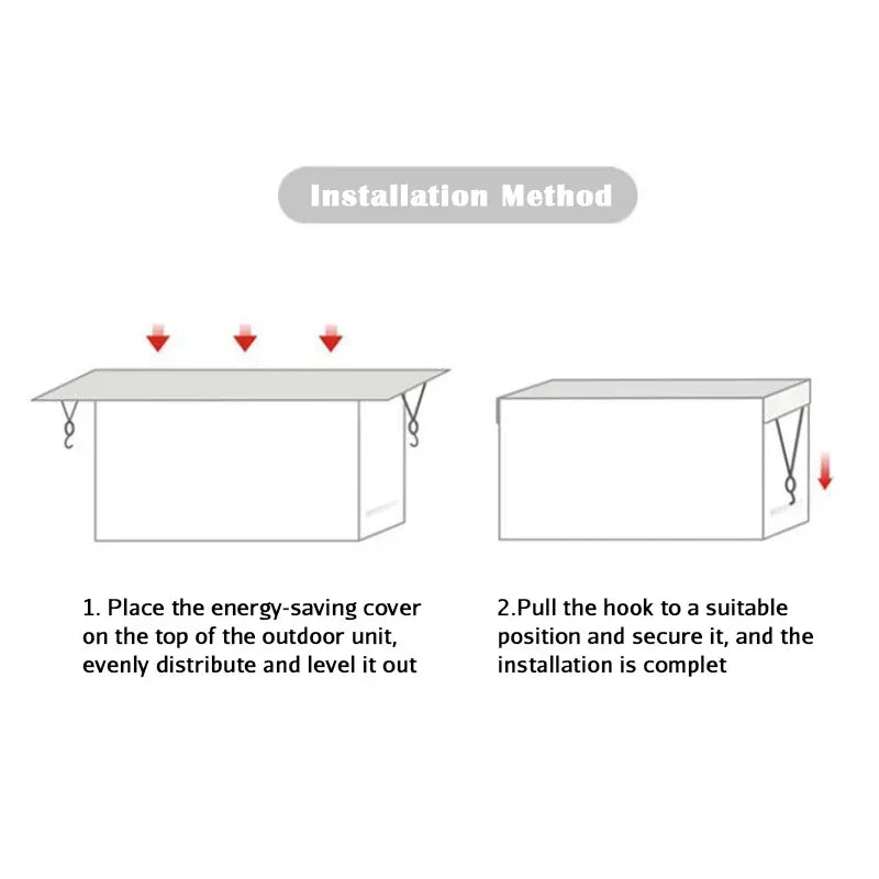 Outdoor AC Cover – Rainproof, Sun & Dust Protection | Energy Saving