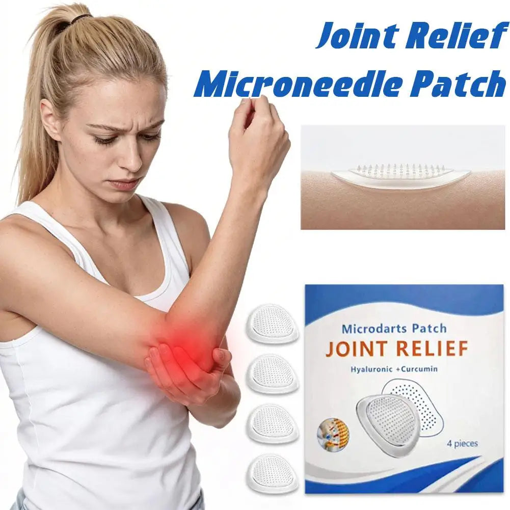 Microneedle Herbal Joint Comfort Patch – Waterproof 4 Pack