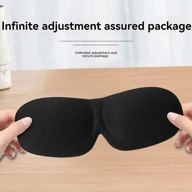 3D Contoured Blackout Sleep Eye Mask – Non-Marking & Soft