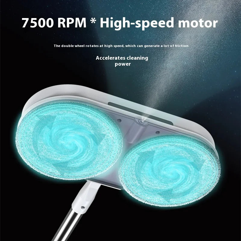 HOMEFISH Wireless Electric Spray Mop – Rechargeable Floor Cleaner