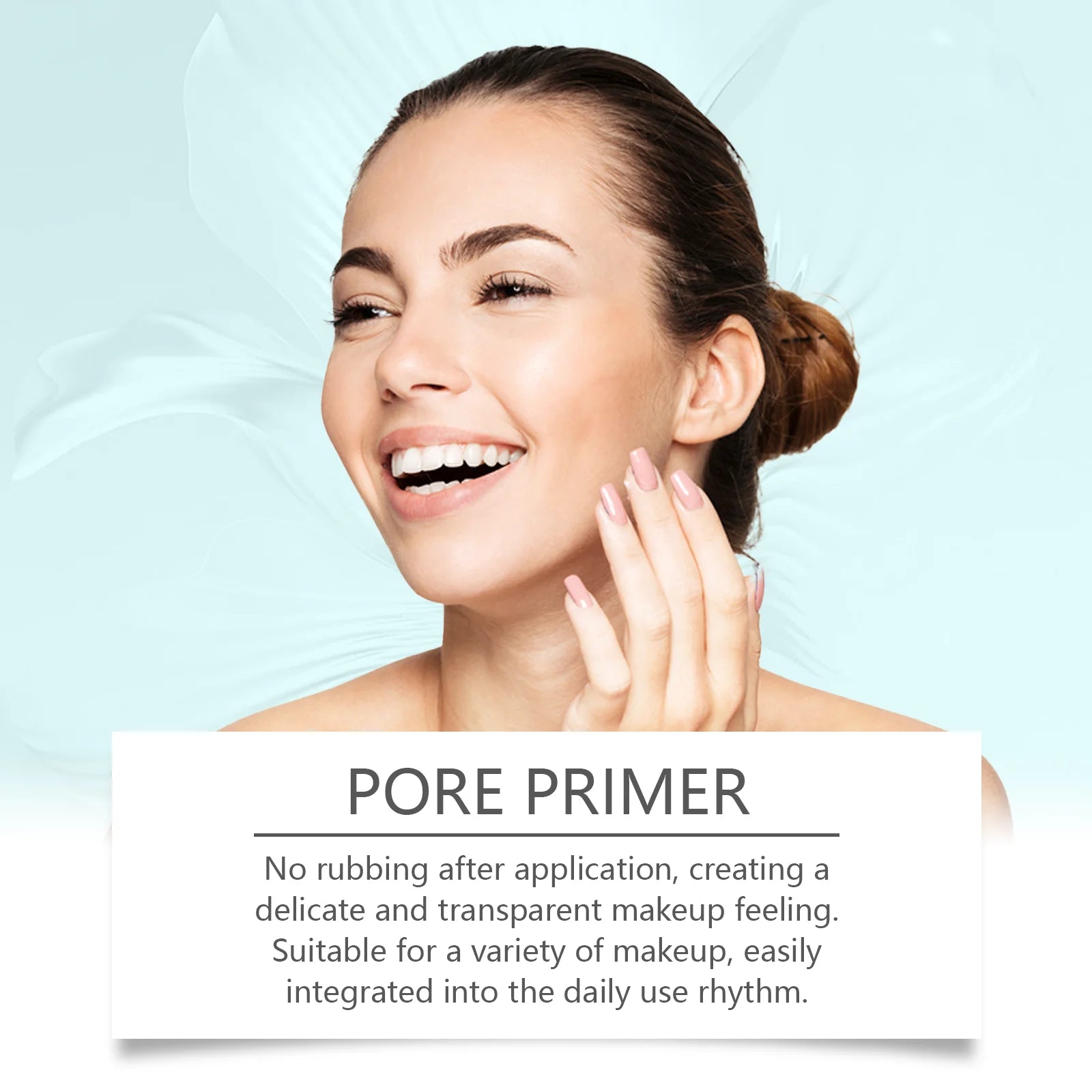 Pre-Makeup Pore Primer Even Skin Tone Oil Control Smoothing Skin Texture Invisible Pores Moisturizing Waterproof Makeup Cosmetic Peaceful Pleasures Health and Wellness