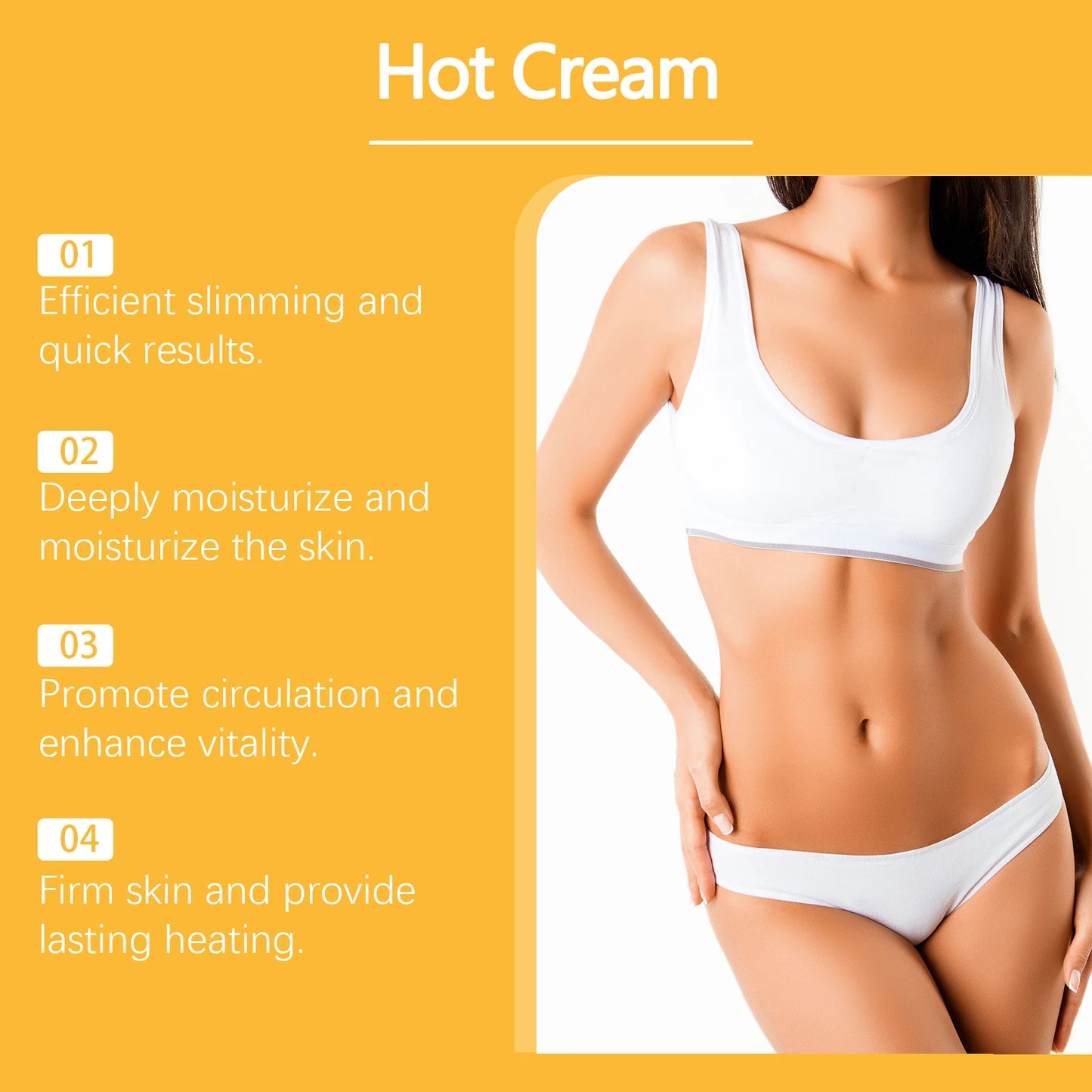 Anti-Cellulite Hot Cream Fat Burner Body Sculpting 120g
