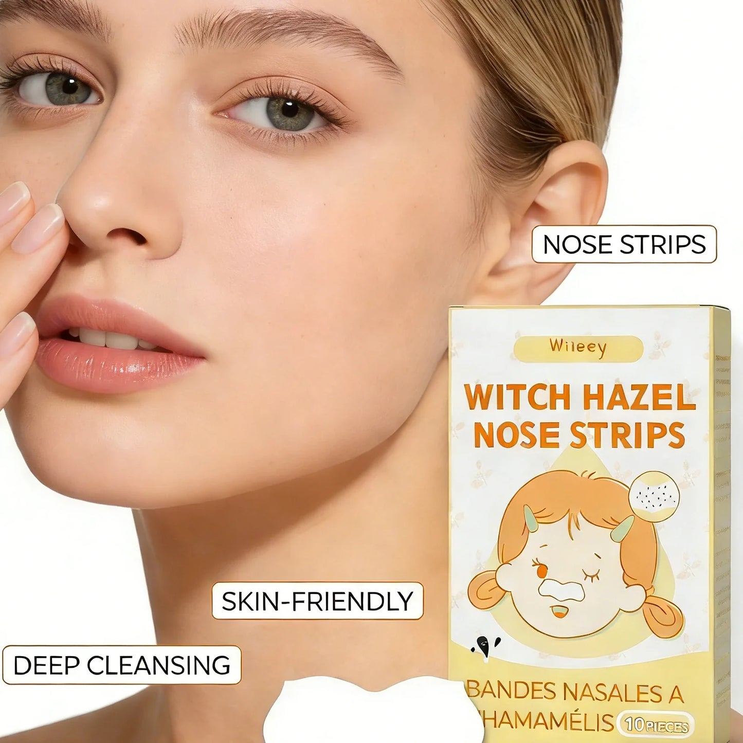 Blackhead Removal Nose Strips – Deep Cleanse & Moisturize 10 Pack