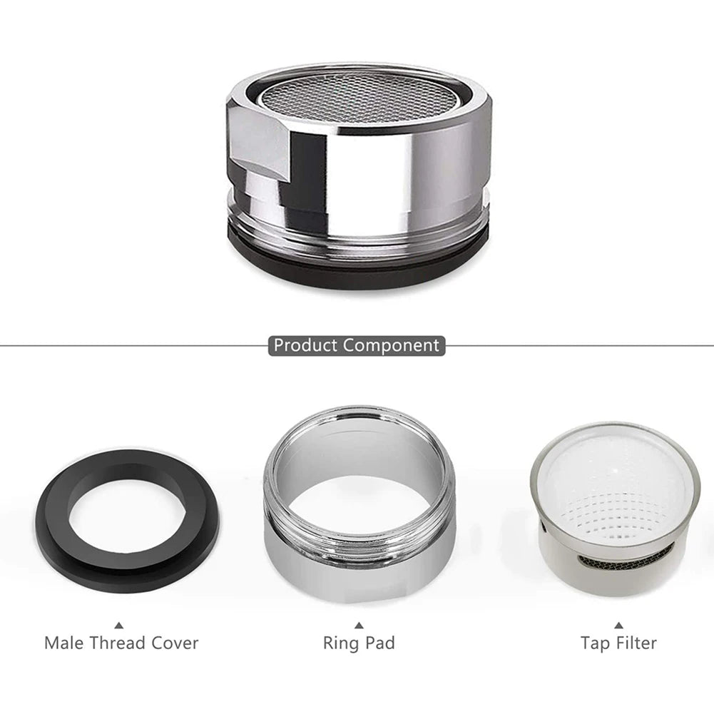 3 Brass Water Saving Faucet Tap Aerator M24 Thread Bathroom Bubbler