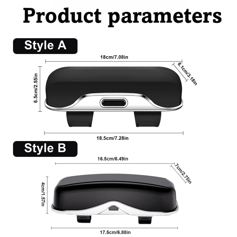 Car Sun Visor Glasses Holder – Snap-On Eyeglass Case