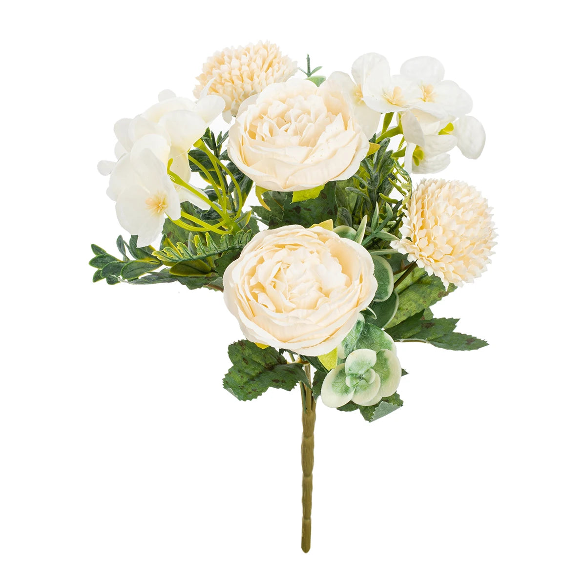 Silk Peony & Chrysanthemum Artificial Flowers – Wedding & Home