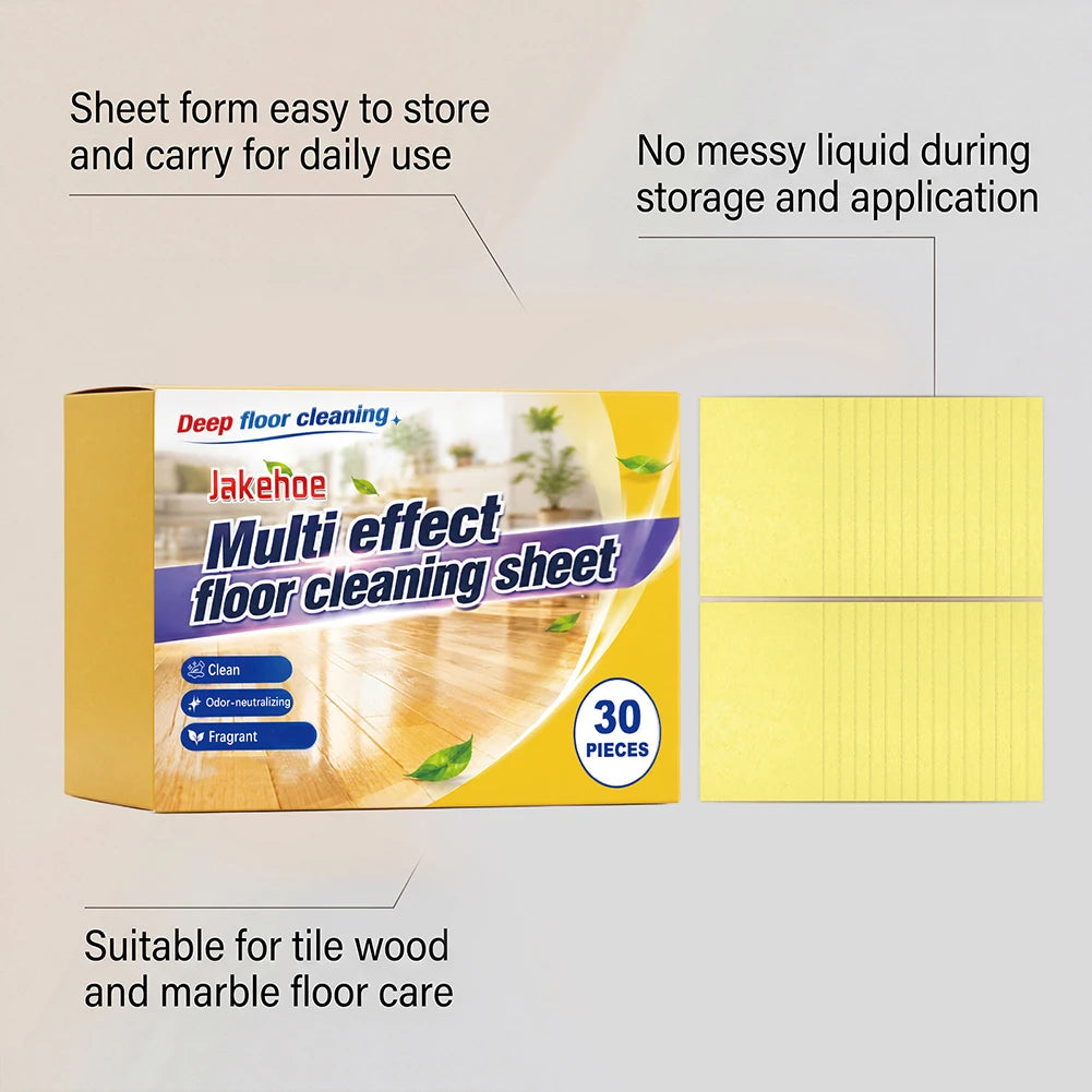 Floor Cleaning Sheet,Household Floor Cleaning Concentrate Sheets,Efficient Stain Removal Multifunctional Floor Cleaning Sheet Peaceful Pleasures Health and Wellness