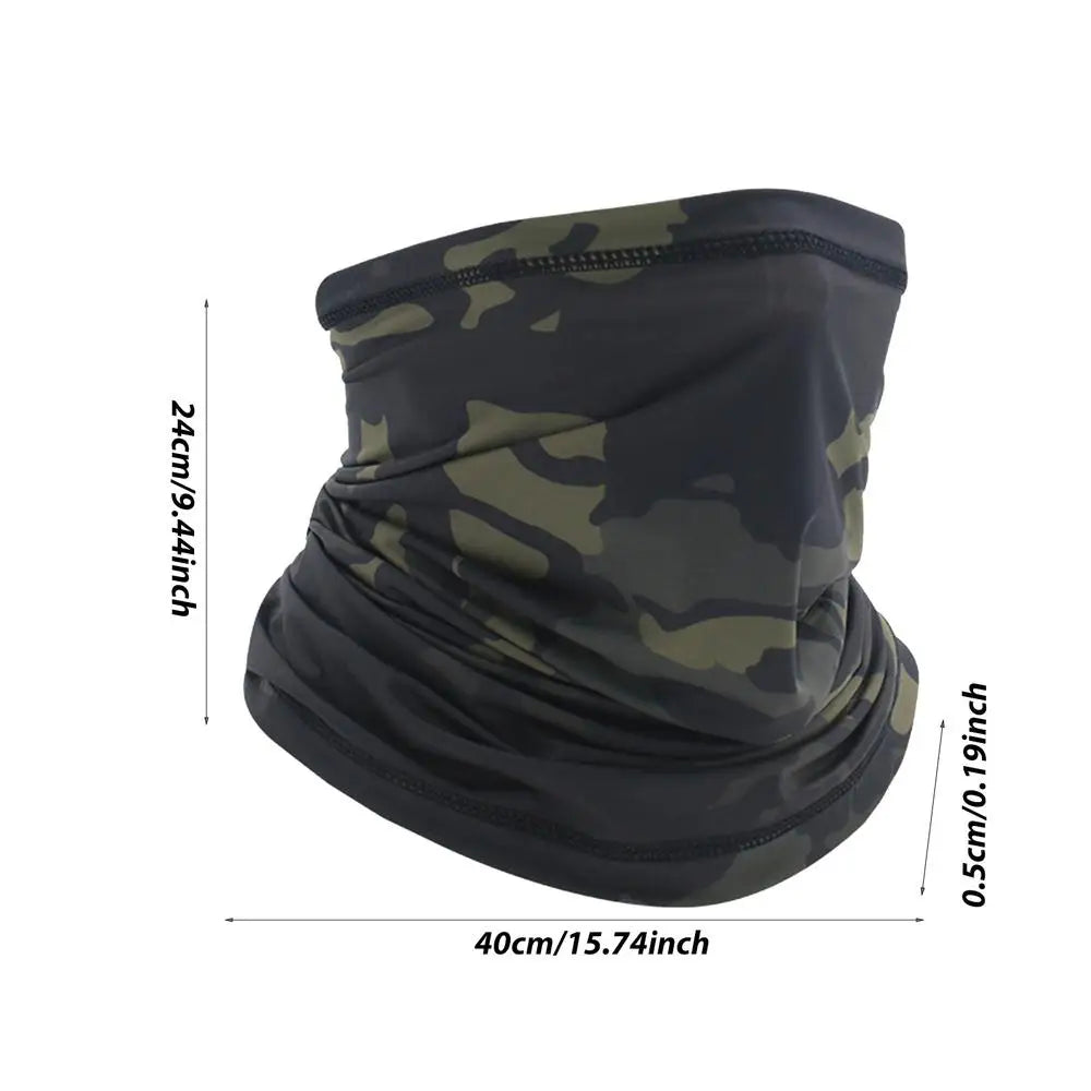 Camouflage Neck Gaiter Face Mask | Cycling Hiking Fishing
