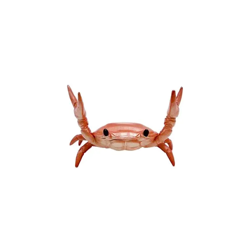 Weightlifting Crab Pen Holder Ornament Creative Personalized Decoration Model Gift Desktop Dislpay Pen Holder Peaceful Pleasures Health and Wellness Red