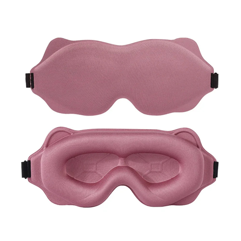 3D Sleep Eye Mask – Light Blocking, Breathable, Non-Pressing Sleep Eye Mask Peaceful Pleasures Health and Wellness Pink