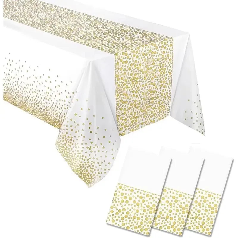 Small Polka Dot Disposable Tablecloth Thickened Waterproof