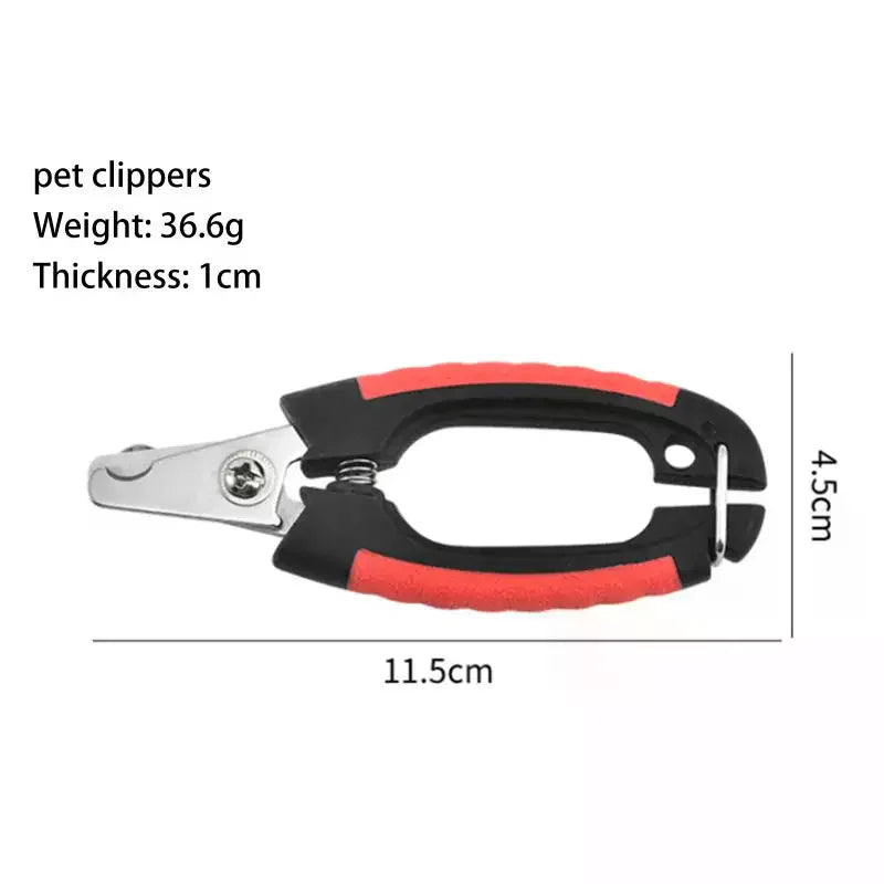 Stainless Steel Pet Nail Clippers – Dogs, Cats & Rabbits