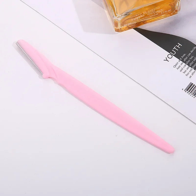 Women Face Care Hair Removal Tool Makeup Shaver Knife Eyebrow Trimmer Safe Shaving Rezors (3pcs/lot) Peaceful Pleasures Health and Wellness pink-5pcs