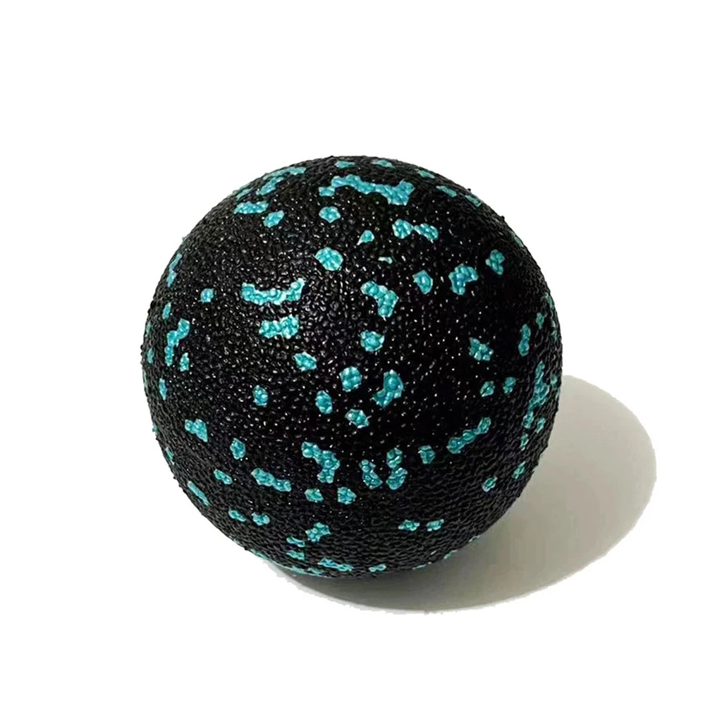 EPP 8cm Peanut Balls Body Massage Fascia Ball High Density Muscle Relaxation Lacrosse Fitness Yoga Myofascia Ball Relieve Pain Peaceful Pleasures Health and Wellness Blue 8cm