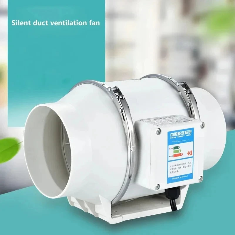 Duct Round 4/6Inch Exhaust Ventilation Fan Kitchen Household Extractor Fan Bathroom Exhaust Fans Peaceful Pleasures Health and Wellness