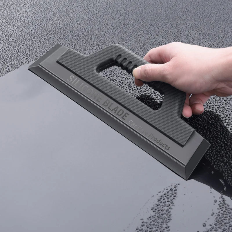 Carbon Fiber Silicone Car Wiper Scraper – Paint-Safe Film Tool Car Detailing Scraper Peaceful Pleasures Health and Wellness