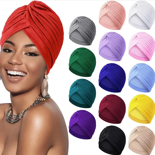 Velvet Turban Head Wrap Scarf for Women – All-Season Headwear Turban Head Wrap Peaceful Pleasures Health and Wellness