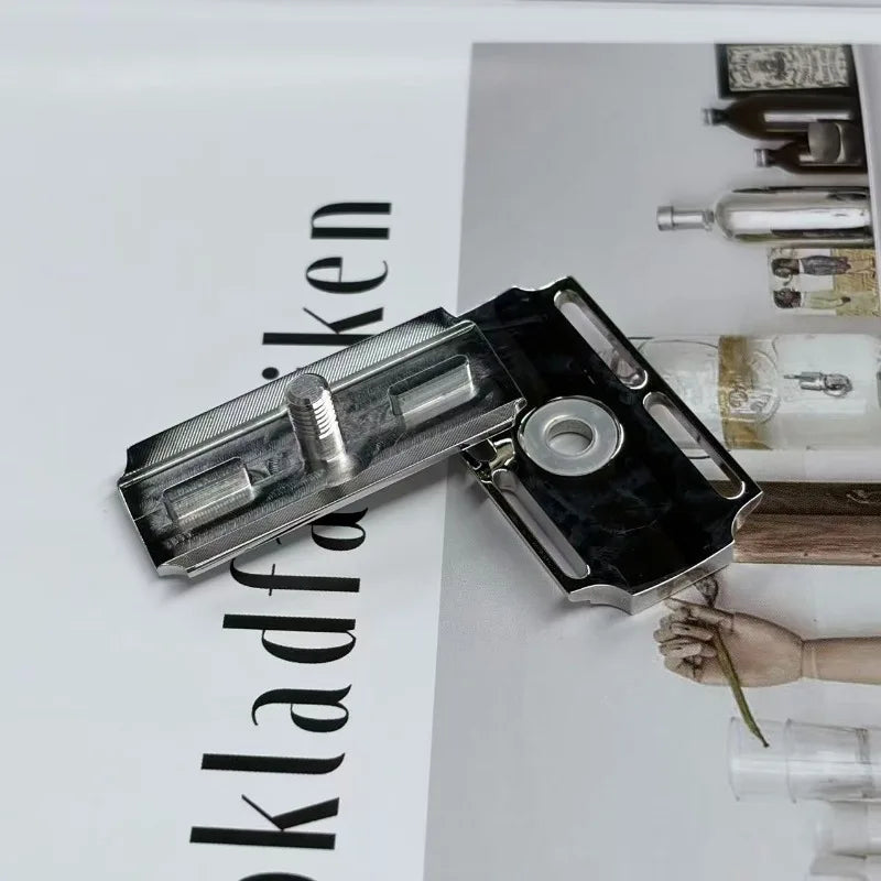 2026 Hot Sale YAQI Vostok 70SB Straight Bar 316 Stainless Steel Polished Safety Razor Head with 0.7mm Blade Gap Peaceful Pleasures Health and Wellness