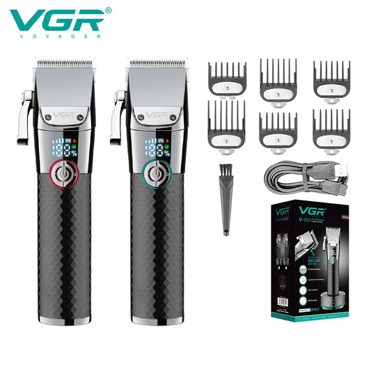 VGR V-682 Hot selling IPX7 waterproof professional hair cutting machine cordless hair trimmer rechargeable hair cipper for men Peaceful Pleasures Health and Wellness
